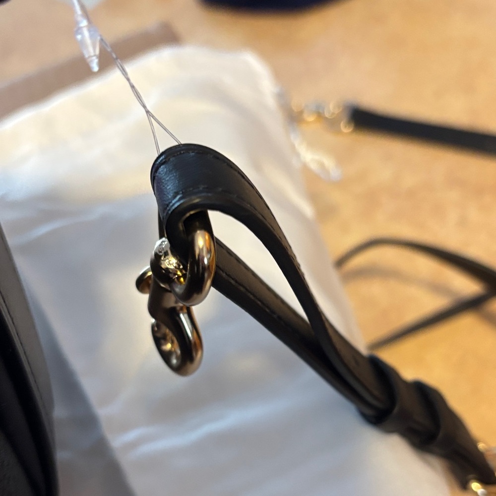 Coach Black Leather Shoulder Bag - Picture 6 of 11